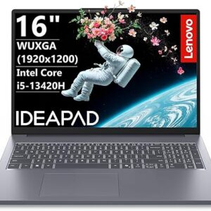 Lenovo Business Laptop with Copilot AI • 2026 Edition • Intel 13th Gen i5-13420H • 8GB DDR5 • 512GB SSD • 16" FHD+ • Microsoft 365 • WiFi 6 • Windows 11